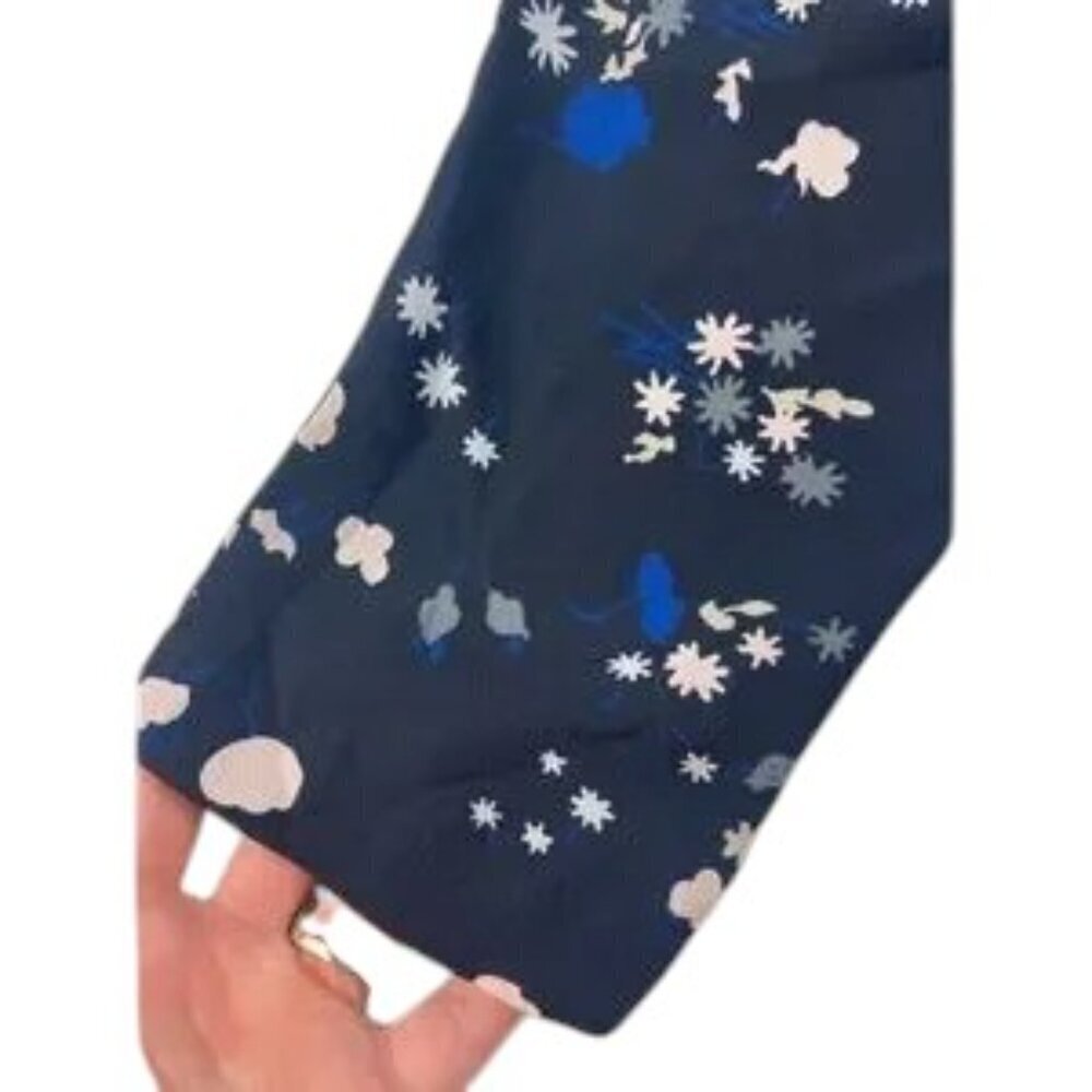 Ann Taylor Dress Lined Black Floral Size M Petite - Picture 6 of 6